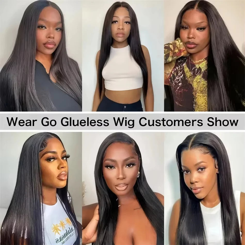 Glueless Hd Lace Human Hair Bone Straight Lace Front Wigs 4x4 5x5 Pre-Cut Lace Wig Human Hair Lace Closure Wig For Black Women