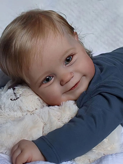 50cm Reborn Doll Baby Doll - Full Silicone Vinyl Girl Body - 20 Inch 3D Painted Skin Realistic Doll Toy Christmas Gift