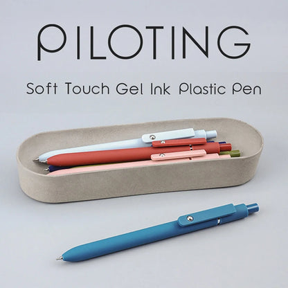 Piloting Morandi Colour Gel Pens Soft Touch Quick Dry Smooth 0.5mm Gel Ink Pen For School Student Writing Stationery Supplies