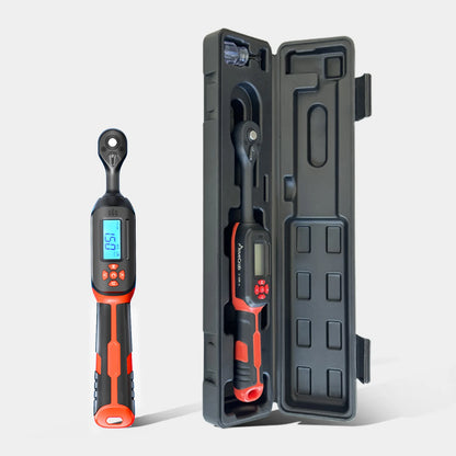 MOVECRAB Digital Torque Wrench 1-340N.m 2% Accuracy Preset & LED/Buzzer Alerts for Bike Motorcycles Automotive Mechanical Tool