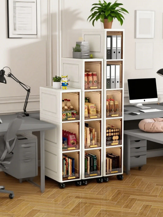 3 Layers Kitchen bathroom gap storage cabinet portable design suitable for narrow spaces modern decoration bathroom accessories