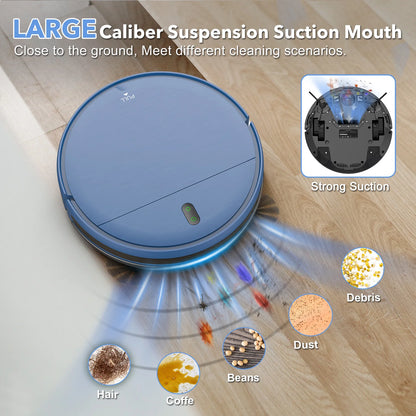 RAYFURN Robot Vacuum Cleaner 6000Pa Power Auto Charging App Control Water Tank Wet Mopping Robot Vacuum Cleaner Electric Sweeper