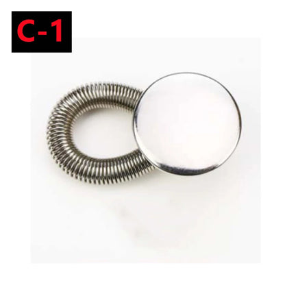 New 10/5/1PC Metal Button Extender For Pants Jeans Free Sewing Adjustable Retractable Waist Extenders Button Waistband Expander