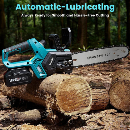 SEESII 12-Inch Brushless Electric Chainsaw For Makita Battery Cordless Chain Saw Firewood Tree Cutting Garden Pruning Tool pin
