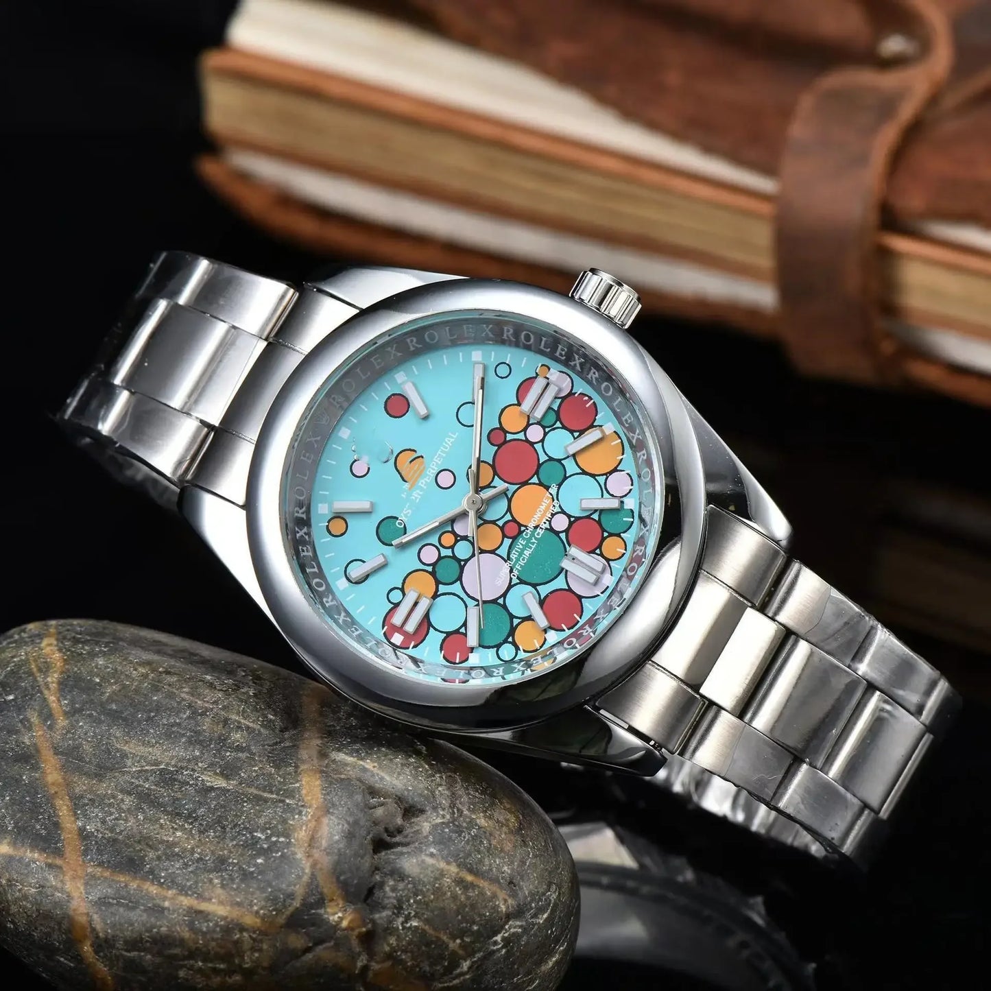 36MM/39mm Sapphire NH35 Mechanical WristWatch Sterile Oyster Strap 10Bar Luminous Sport Automatic Watch for Men