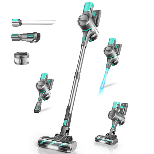 DEVOAC  S10K Cordless Vacuum Cleaner, 28Kpa Suction 3 Modes Handheld Stick Vacuum for Carpet, Pet Hair, Hard Floor