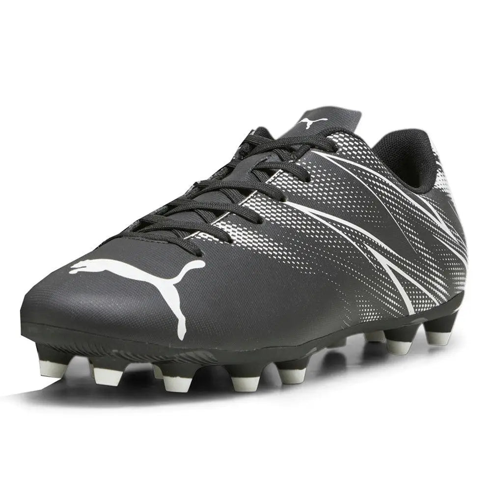 Puma Attacanto Unisex FG Soccer Cleats Black White Sports Sneakers for Men And Women