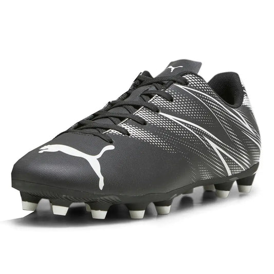 Puma Attacanto Unisex FG Soccer Cleats Black White Sports Sneakers for Men And Women