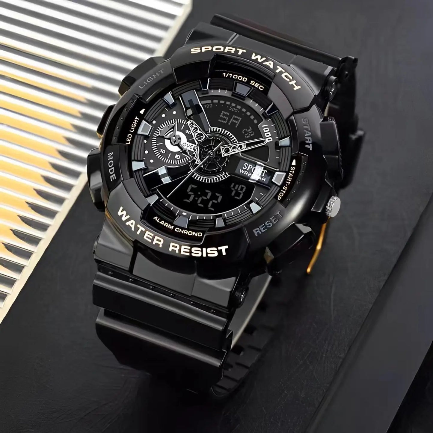 Fashion trend men's watches youth multi-function sports electronic watch