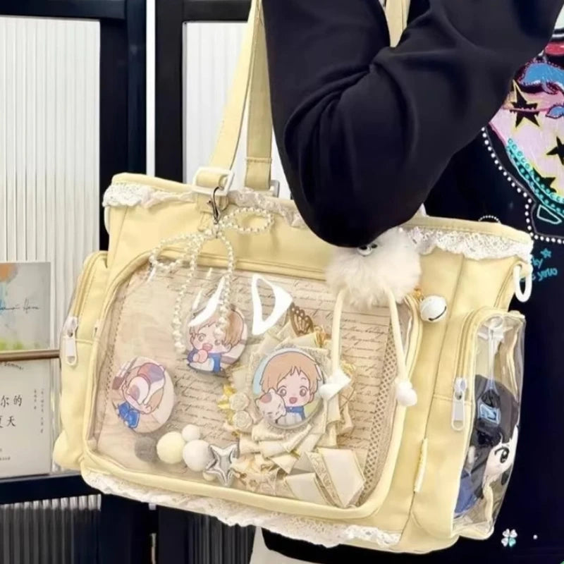 Ballet Girl Large Appetite Itabag Japanese Two-Dimension Single Shoulder Crossbody Bag Gift For Friends Women'S Handbag Gift