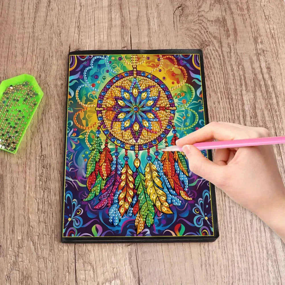 DIY Special Shaped Journal Sketchbook DIY Diamond Art Diary Book Journal Notebook for Adults Kids Home Office Art Drawing