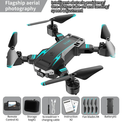 New Hot Sell S6 Drone Profesional 8k 4K HD Camera Optical Flow 5G Control Screen Obstacle Avoidance Quadcopter APRON Kid Gift