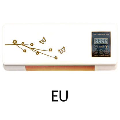 Air Conditioner Wall Mounted Electric Space Heater with Digital Display Remote Control 1400W for Home Room EU/US/UK