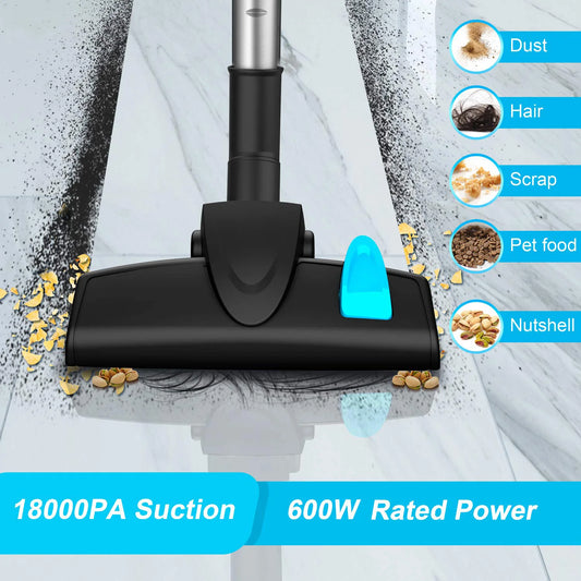 INSE I5 Corded Vacuum Cleaner with 600W Motor 18Kpa Powerful Stick Handheld Vaccum Cleaner for Home Pet Hair Hard Floor Cleaning