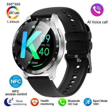 2024 New Bluetooth Call Smart Watch High end Men's Multi sport Mode NFCIP67 Waterproof Fitness Women's Smart Electronic Watch