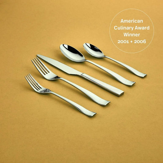 20-Piece Stainless Steel Flatware Set, Polished Silverware Collection for 4, Kitchen Dining Cutlery