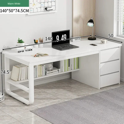 Drawers Study Office Desk Bedroom Student Setup Organizers European Computer Desk Floor Legs Mesa De Computador Modern Furniture