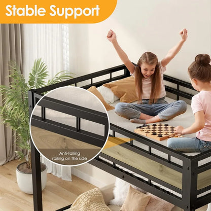 Twin Size Loft Bed with Stairs & Storage - Sturdy Metal Frame, Space Saving Design for Teens & Small Rooms