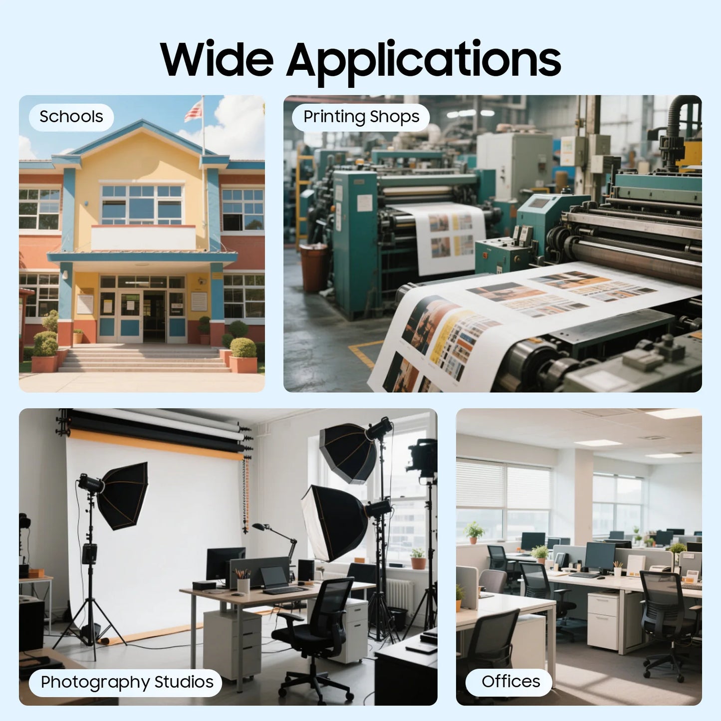 24-inch Paper Cutter Trimmer, Manual Precision Rotary Paper Cutter, Rotary Photo Paper Cutter Trimmer for Photo Sticker Shops