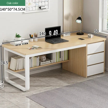 Drawers Study Office Desk Bedroom Student Setup Organizers European Computer Desk Floor Legs Mesa De Computador Modern Furniture