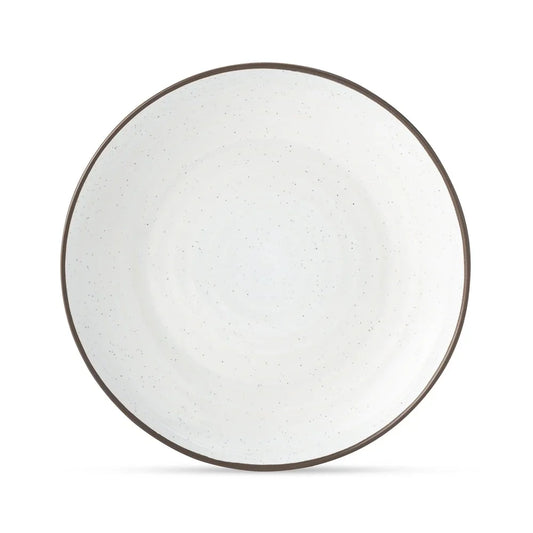 Ceramic Salad Plate Rustic Round Dinnerware Dishwasher Microwave Safe Serving Plate Perfect Appetizers Side Dishes Kitchen Table