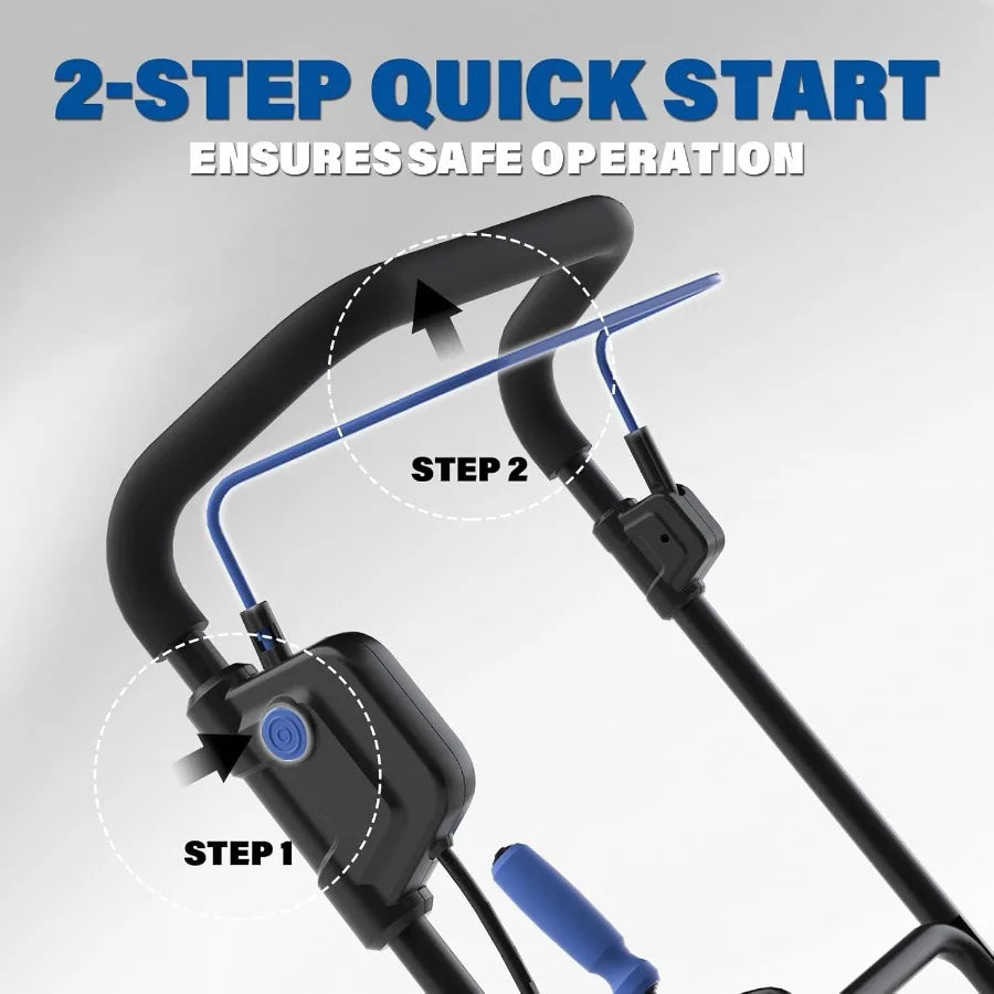 40V Snow Blower Cordless - 20-Inch Electric Snow Blower with Brushless Motor Dual LED Lights Efficient Snow Shovel for Driveway