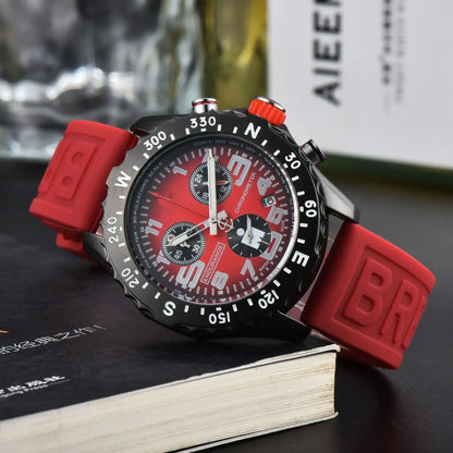 Men's Luxury Business Chronograph Watch - Multi-Function Quartz, Durable Date AAA+ Quality, Professional Style