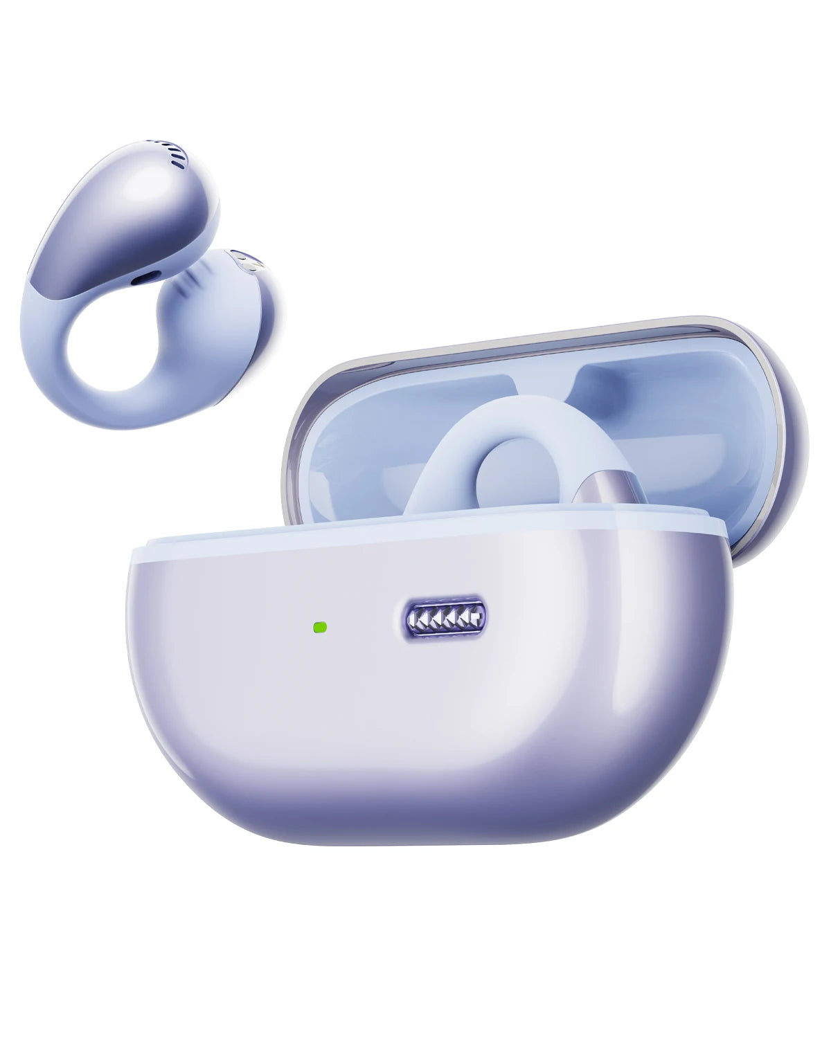 SoundPEATS PearlClip Pro Bluetooth 5.4 Opean-Ear Earbuds Wireless Earphones Multipoint Connection Clip on Headphones with Mic