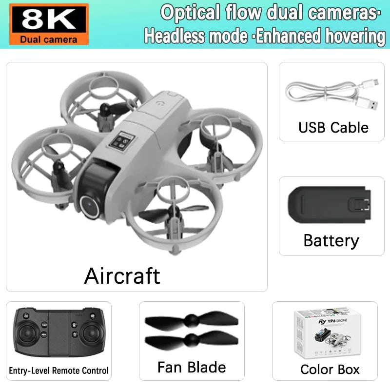 GPS professional 8 k high-definition aerial drones Gao Qingshuang four axis camera RC drone aircraft YP6 2.4 G 5 G