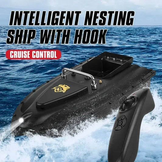 RC Bait Ship 600m 16GPS 2KG Load bearing Automatic Return  Light Illumination Sonar Waterproof High Speed Cruise Night Fishing