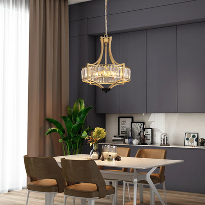 VETRULUS Luxury Crystal Pendant Ceiling Lamp  Home Decoration Living Room Bedroom Chandelier Ceiling Light Modern Lighting
