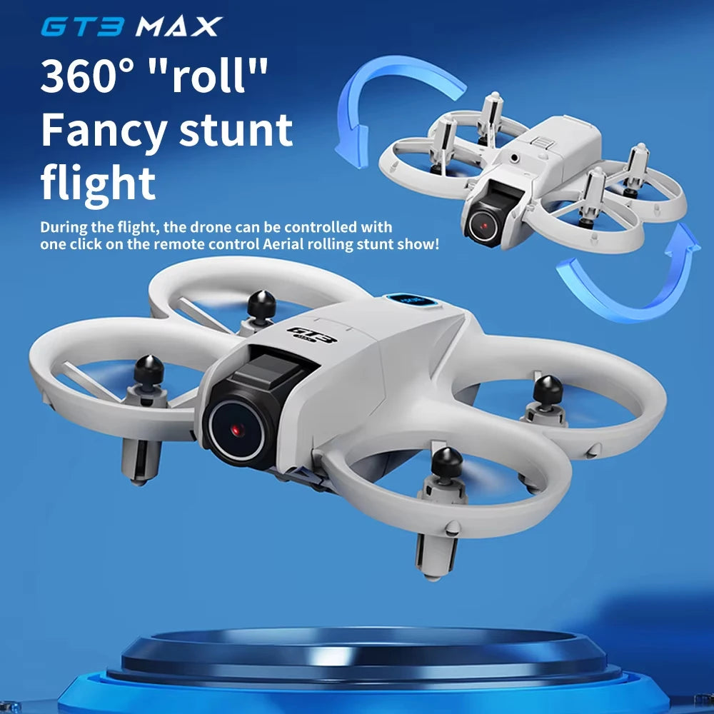 NEW GT3 GPS Drone with 8K HD Dual Cameras 180° FPV 5G WIFI Brushless Motors Intelligence Obstacle Avoidance Foldable Quadcopters