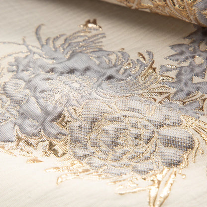 SJD LACE African Lace Fabric 2025 High Quality French Gild Brocade Jacquard Lace Fabric For Women Wedding Party Dresses Sew 3482