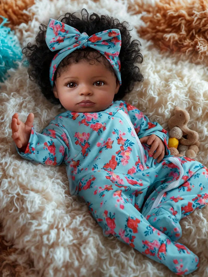 1PC Reborn Doll 20 "beautiful realistic cloth body doll, suitable for children over 3 years old, birthday gifts,