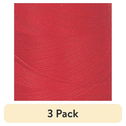 Surelock 3 Pack Cone Thread 3000 Yards Polyester Fine Strong Sewing Thread for Multiple Craft Uses