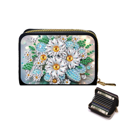 Beautiful Pattern Rhinestone Mosiac Zipper Wallet Handbag Diamond Painting Card Holder Coin Purse DIY Craft Female Outdoor Bag