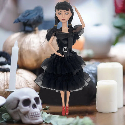 Wednesday Addams Figure Cute Toy Addams Family Doll Room Desk Decoration Model Children's Soothing Toys Birthday Christmas Gifts