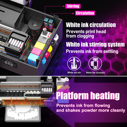 A4 DTF Printer for Epson L805 Direct to Film DTF Impresora Heat Transfer DTF Printer for Clothes Tshirt DTF Printing Machine