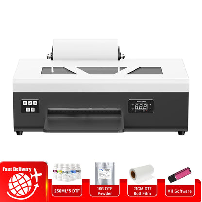 A4 DTF Printer L805 a4 dtf transfer printer for Epson l805 dtf printer bundle A4 t shirt printing machine with A4 dtf oven kits