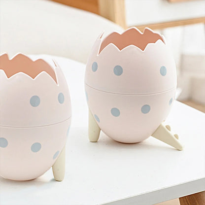 Cute Dinosaur Egg Detachable Pen Holder Organizer Pencil Pot Container Stationery Office Desktop Ornament Storage Box Kids Gift