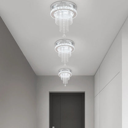 VETRULUS Modern Rain Drop Crystal Chandelier Luxury Ceiling  Light  Led Dining Living Room Bedroom Lustre Home Decor Fixtures