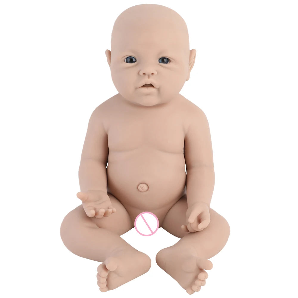 Authentic 100% Silicone Unpainted Reborn Baby Dolls Shipped from USA Warehouse Wholesale Realistic Baby Dolls for Kids Bebe Toys