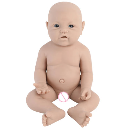 Authentic 100% Silicone Unpainted Reborn Baby Dolls Shipped from USA Warehouse Wholesale Realistic Baby Dolls for Kids Bebe Toys