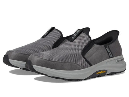 SKECHERS Go Walk Unisex Slip-On Running Sneakers with Hands-Free Comfort Easy Slip-On Design for Outdoor Sports