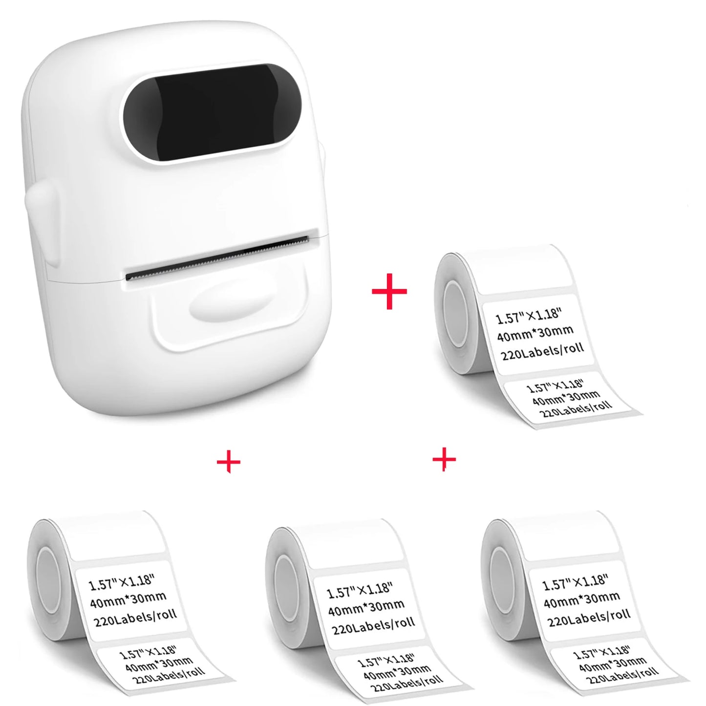MARKLIFE P50 Mini Portable Bluetooth Thermal Label Printer for Address Clothing Jewelry Retail Barcode Office Compatible Phones
