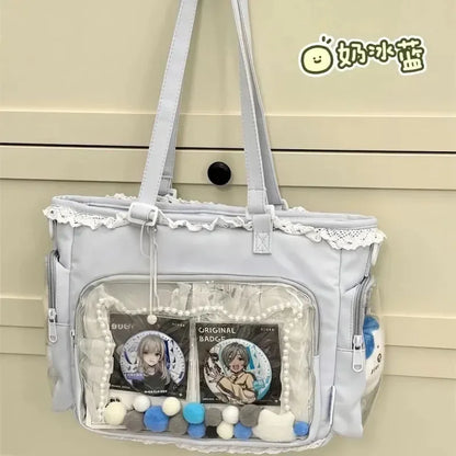 Ballet Girl Large Appetite Itabag Japanese Two-Dimension Single Shoulder Crossbody Bag Gift For Friends Women'S Handbag Gift