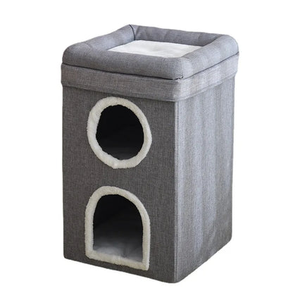 Amazon's popular three-layer warm and foldable all season universal pet cat nest