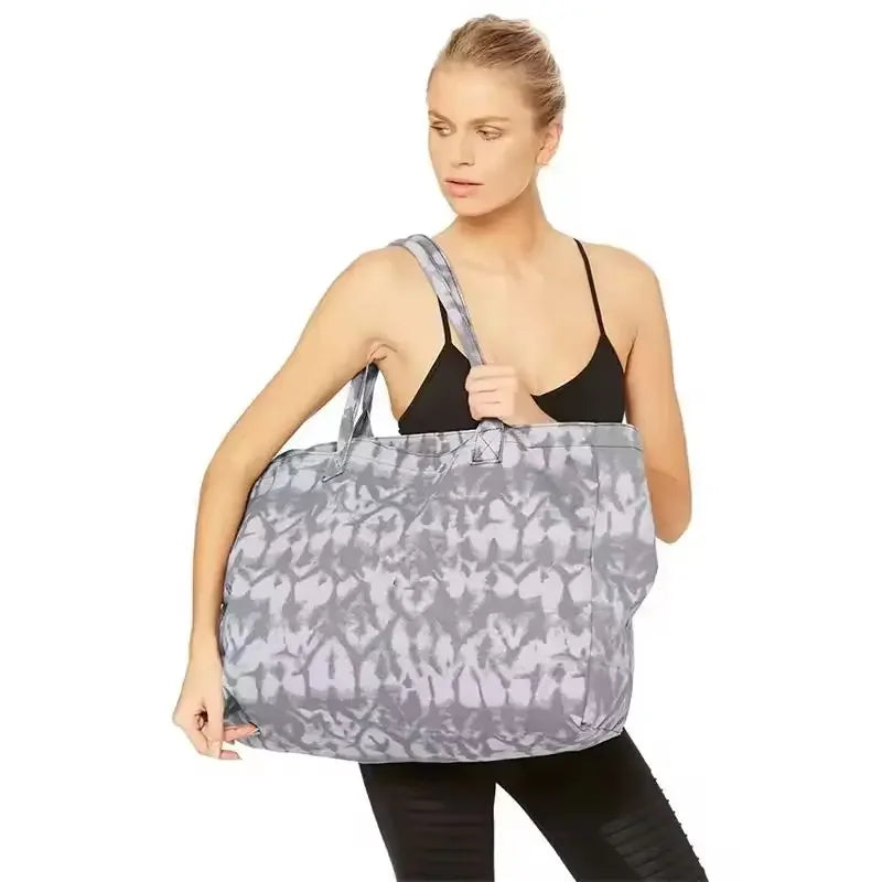 New Large-Capacity Yoga Handbag Shopping Bag Neutral Shoulder Bag Simple Fashion Sports Fitness Bag Neutral Shoulder Bag