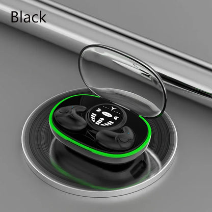 Sleep Earbuds for Side Sleepers Invisible Bluetooth Ear Buds 6H Playback Comfortable Sleeping Headphone for Sleeping,Travel,Work