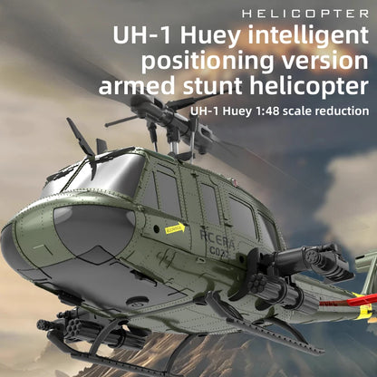 UH-1 C032 2.4G Remote Control Helicopter Six Channel Six Axis Gyroscope One Click Inverted Aerobatic Helicopter Toy Gift
